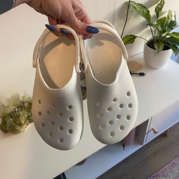 White Crocs - Picture 1 of 2